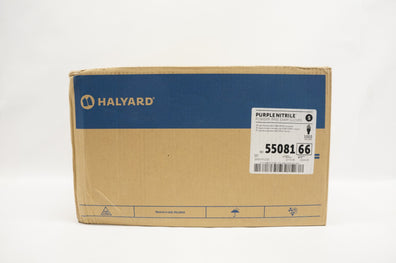 Halyard 55081 Purple Nitrile Powder-Free Exam Gloves S - Box of 1000